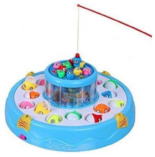 

av int Collection Electronic And Rotating With Flashing Gogo Fishing Toy Set For Kids Board Game