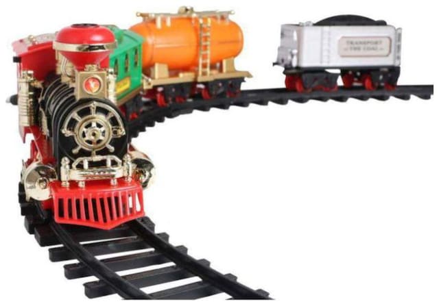 AV INT Multicolor Plastic Train Set