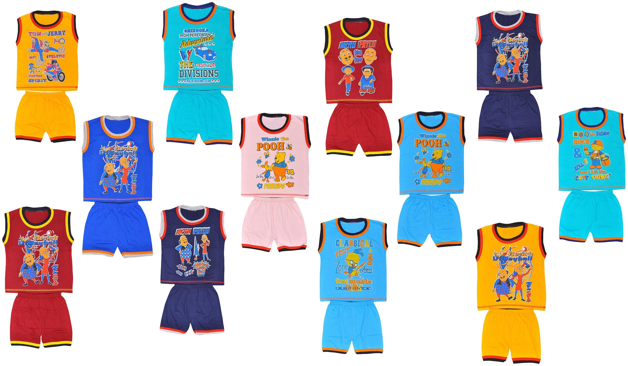 

MRB Cotton Printed T shirt for Baby Boy - Multi