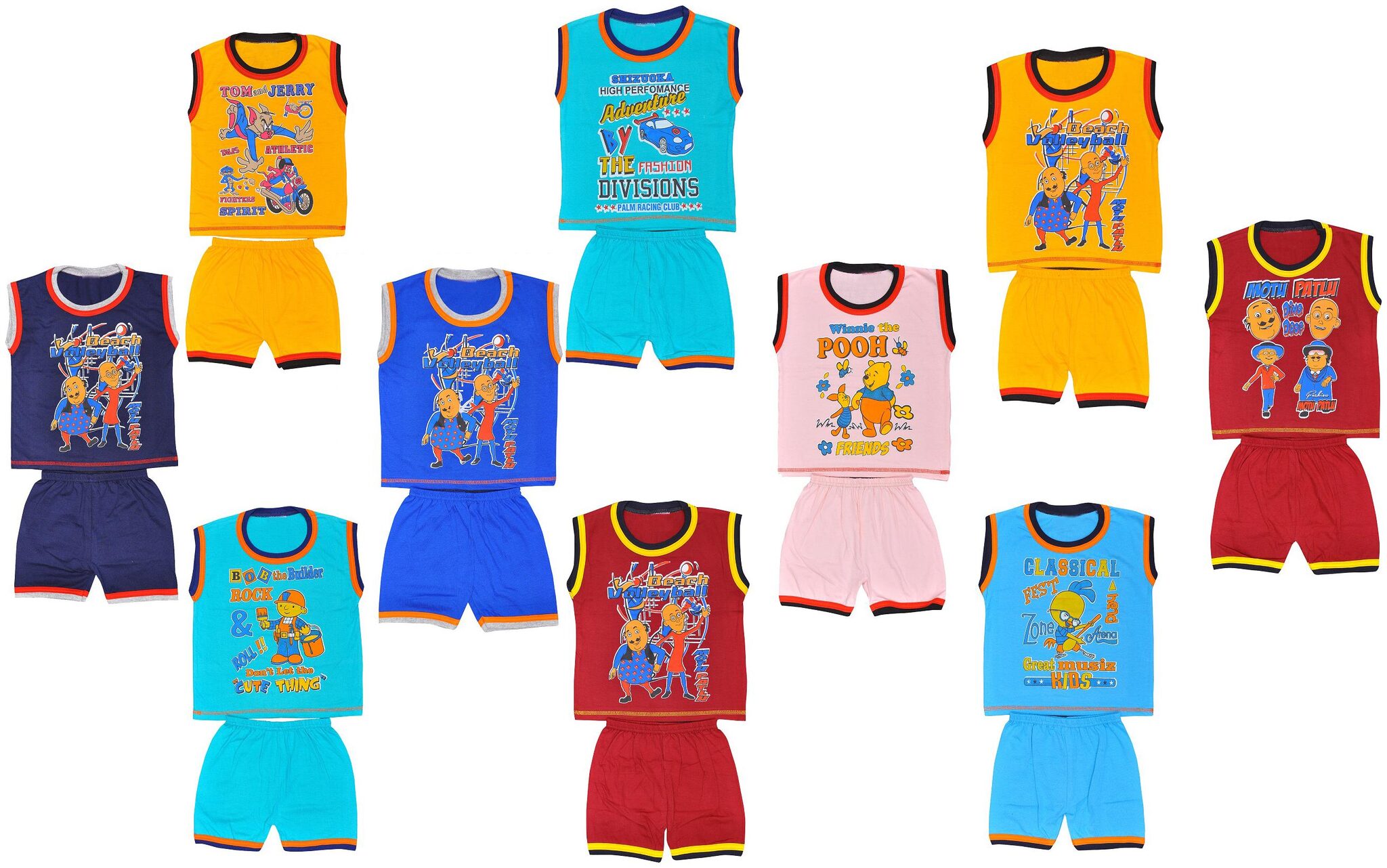 

MRB Cotton Printed T shirt for Baby Boy - Multi