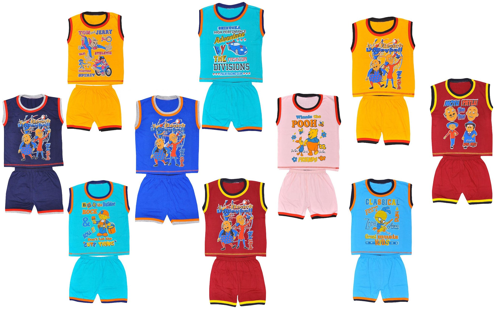 

MRB Cotton Printed T shirt for Baby Girl - Multi