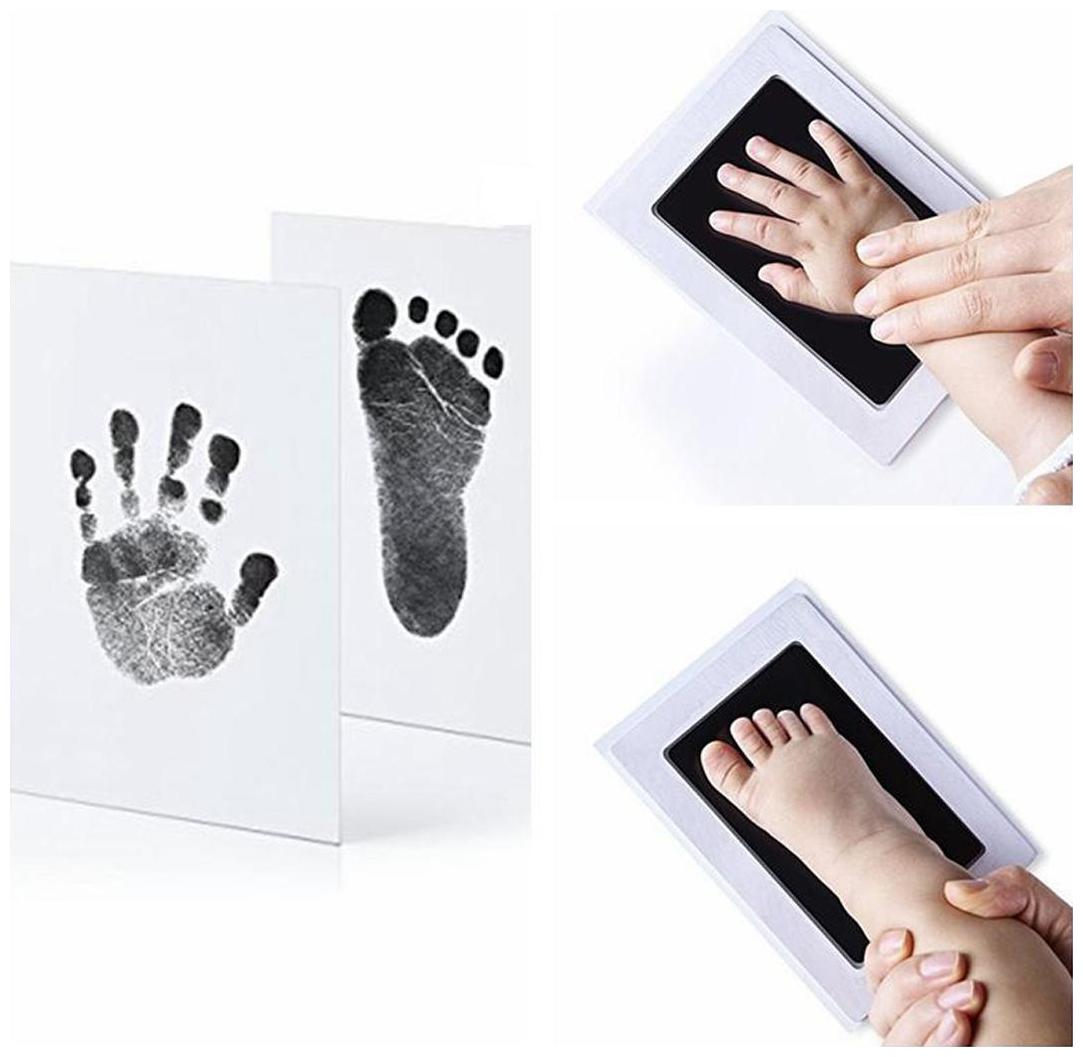 no ink baby footprint