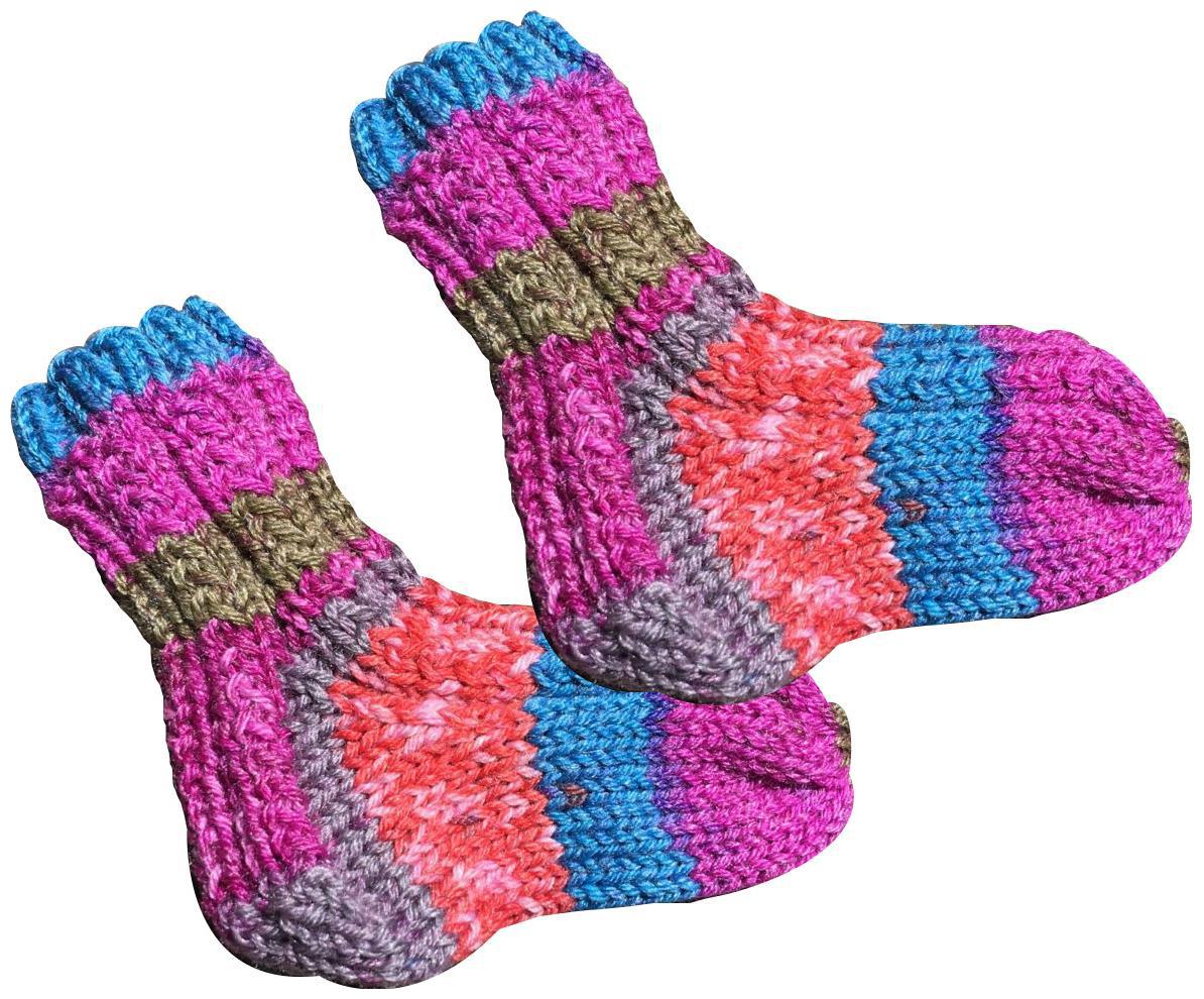 

Baby woollen Socks Handwoven for baby boy and baby girl of 6-9 Months 6