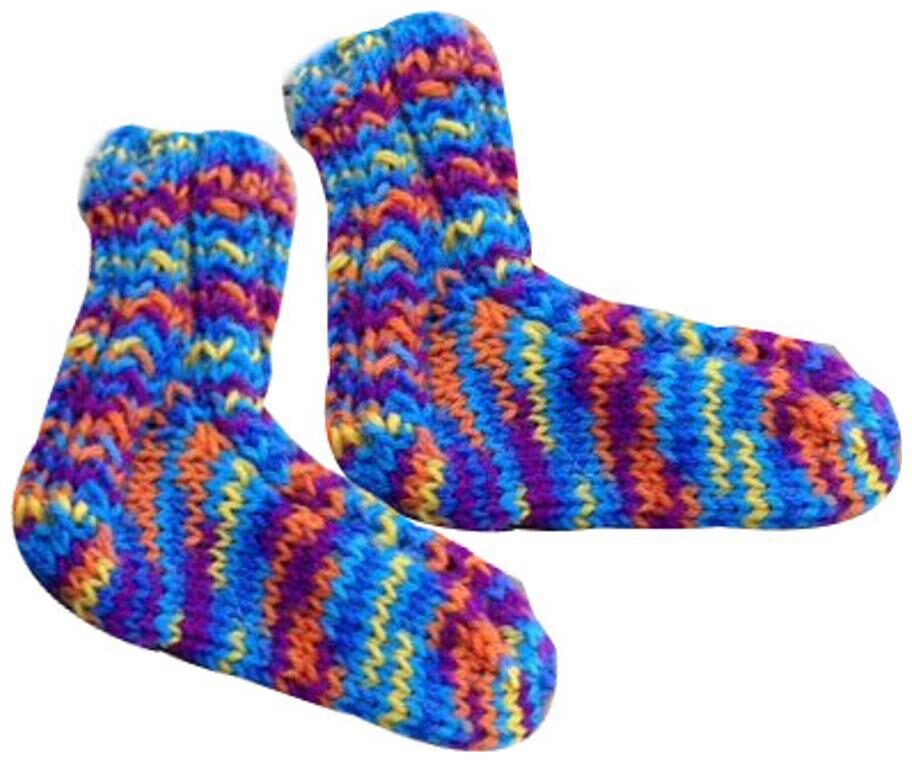 

Baby woollen Socks Handwoven for baby boy and baby girl of 6-9 Months 9