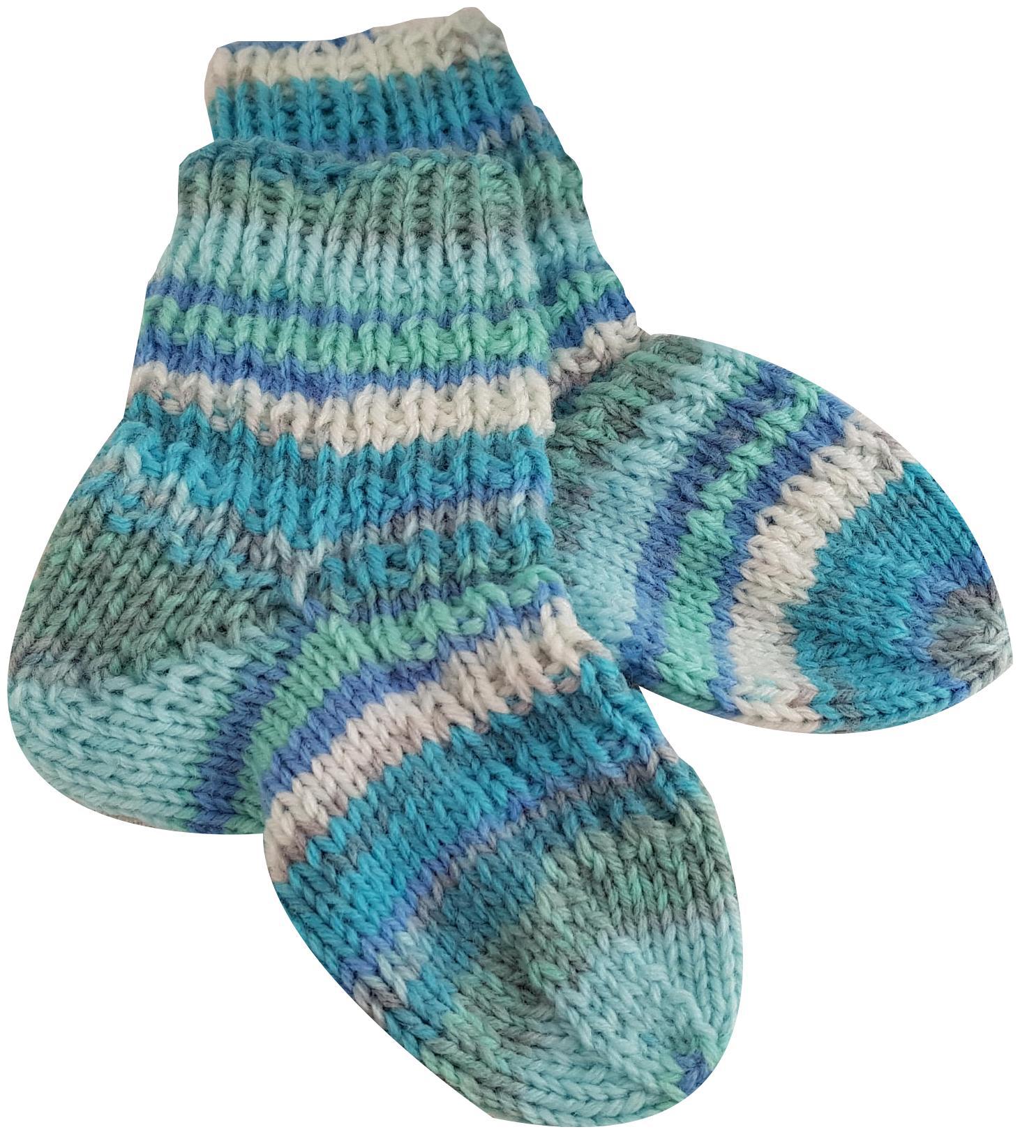 

Baby woollen Socks Handwoven for baby boy and baby girl of 6-9 Months 4