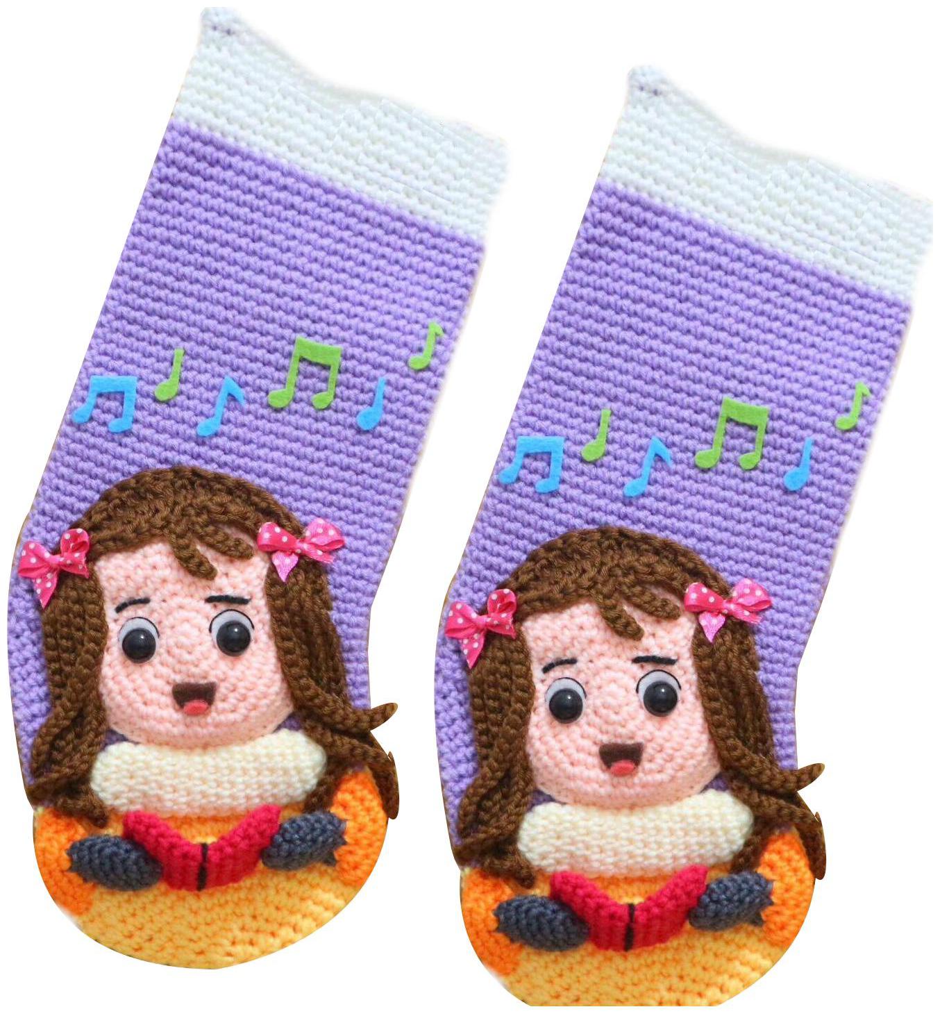

Baby woollen Socks Handwoven for baby boy and baby girl of 18-24 Months 30