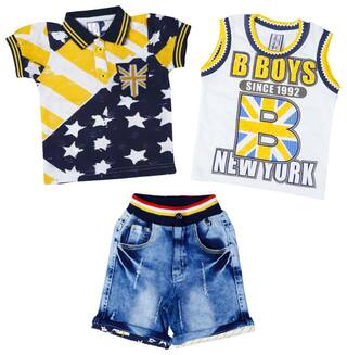 Bad Boys Stars & Stripes Yellow Combo Set