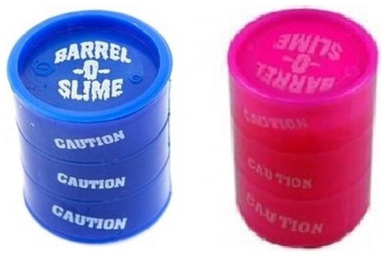 

Barrel O Slime Different Colours Plastic Container Non Toxic Easy Flow Multicolor for Kids Boys Girls (set of 2 pcs