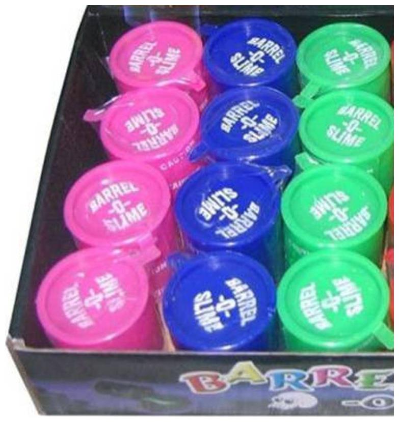 

Barrl-O-Slime Slime Putty Oil Clay for Kids Boys Girls Non-Toxic Sludge Toy for Birthday Party Fun - Assorted ColorsPuzzle (set of 12 pcs