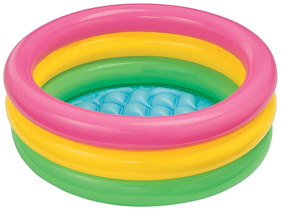 

Bazaar Gali 2 Feet Inflatable Water Tub Swimming Pool for Kids (Pack of 1) Assorted Color