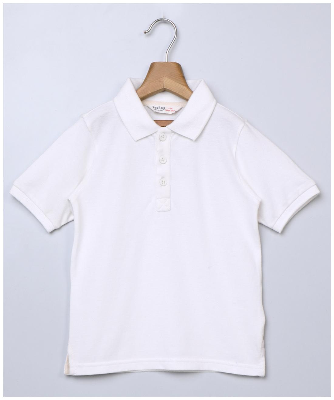 

BE Boy Knitted Solid T-shirt - White