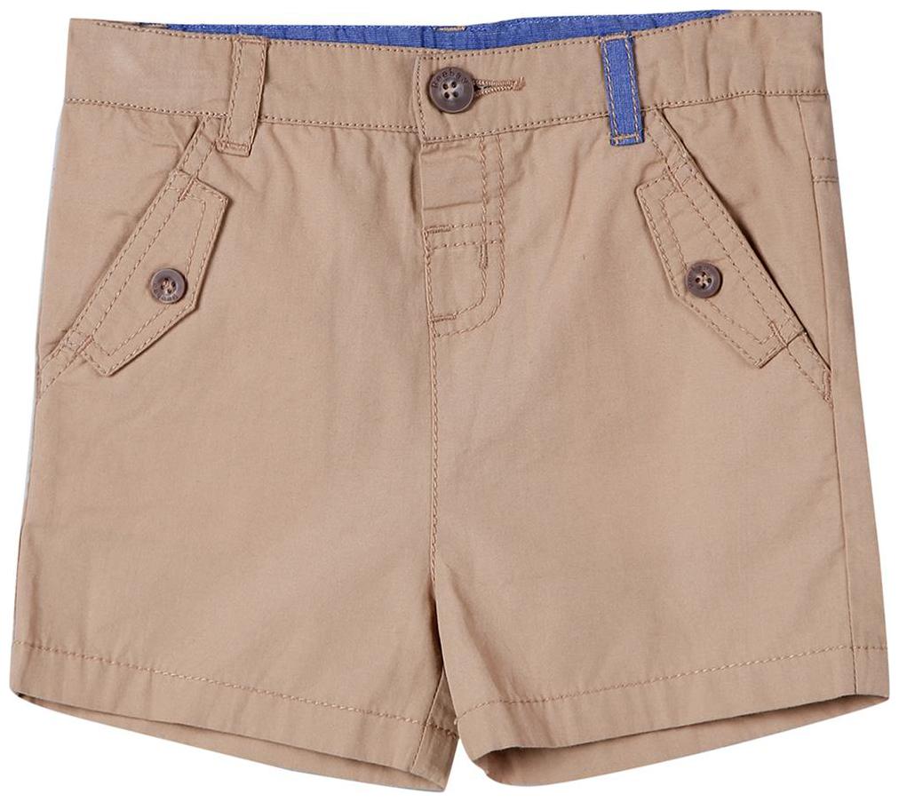 

Beebay Baby boy Cotton Solid Shorts - Brown