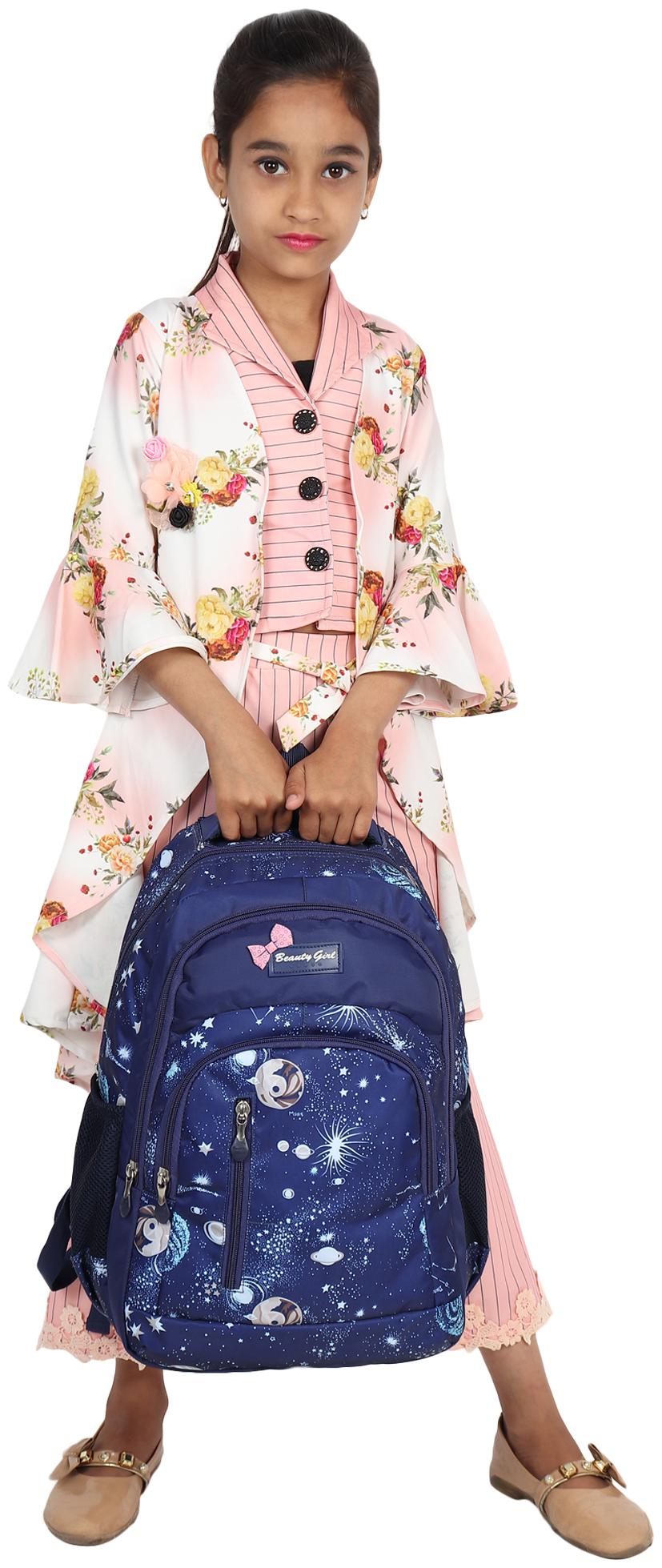 

Beauty Girls Girls Polyester Bags Backpacks Navy Blue