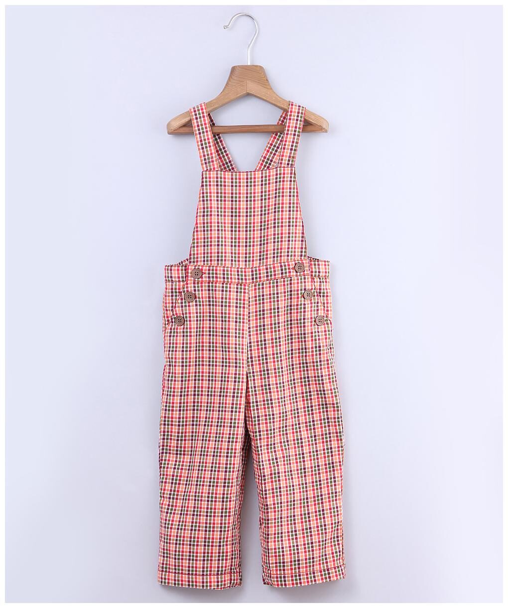 

Beebay Baby boy Cotton Checked Onesie - Multi