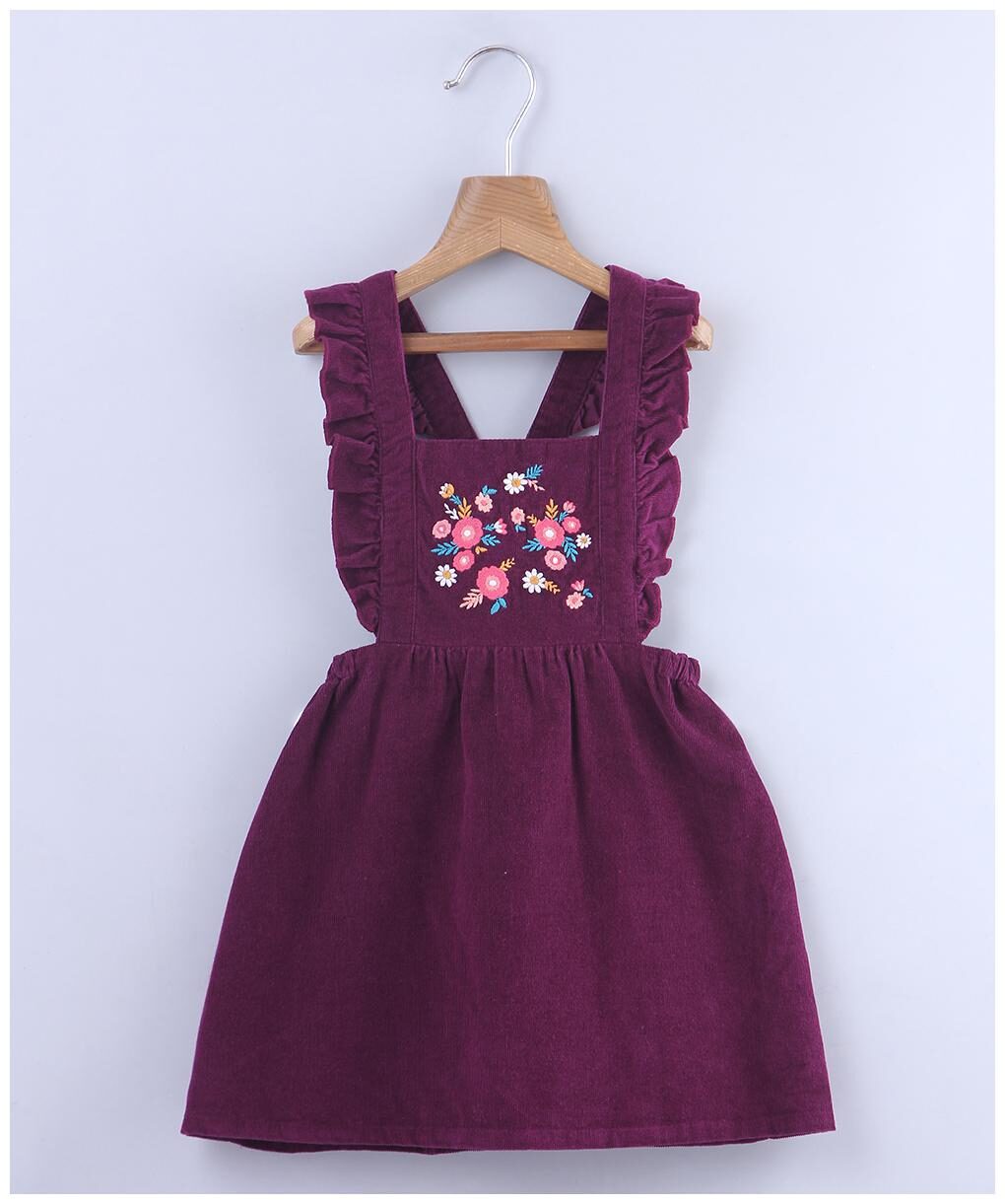 

Beebay Baby girl Cotton Floral Princess frock - Purple