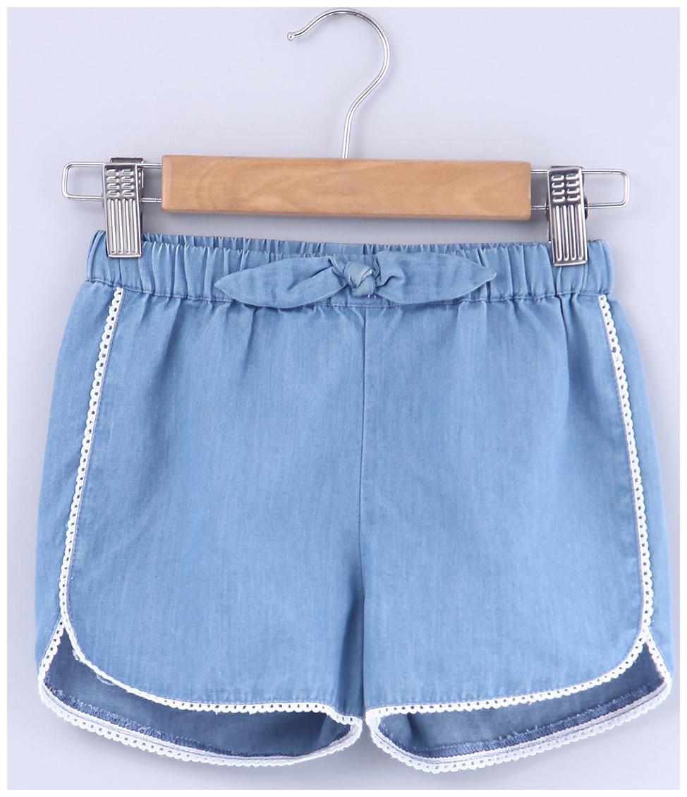 

Beebay Baby girl Cotton Solid Shorts - Blue