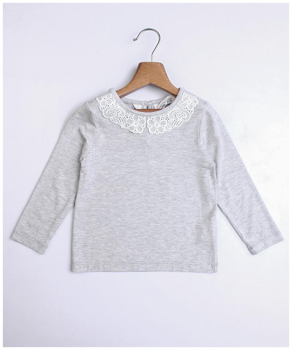 

Beebay Modal Solid Top for Baby Girl - Grey
