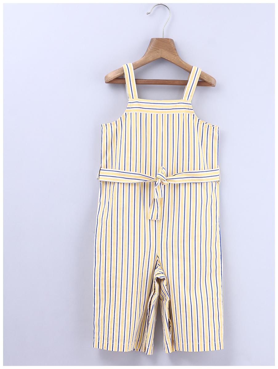 

Beebay Baby girl Cotton Solid Jumpsuit - Yellow
