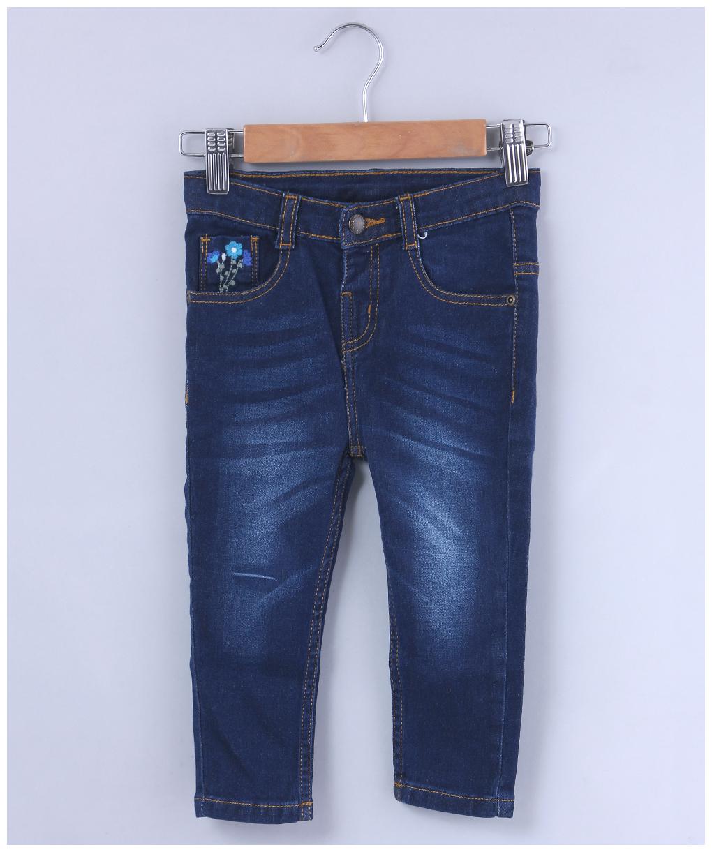 

Beebay Baby girl Cotton Solid Jeans - Blue