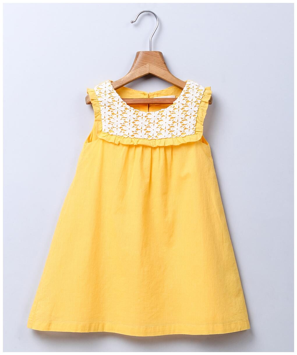 

Beebay Baby girl Cotton Embellished Princess frock - Yellow
