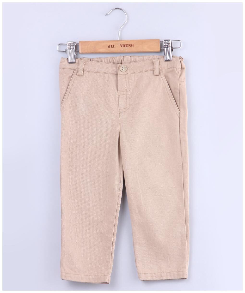 

Beebay Baby boy Cotton Solid Trousers - Beige