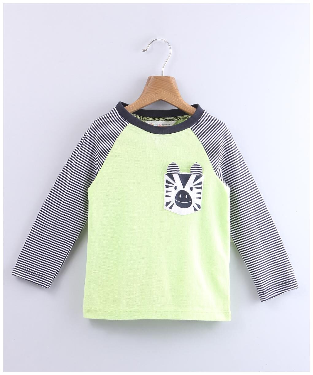 

Beebay Cotton Solid T shirt for Baby Boy - Green