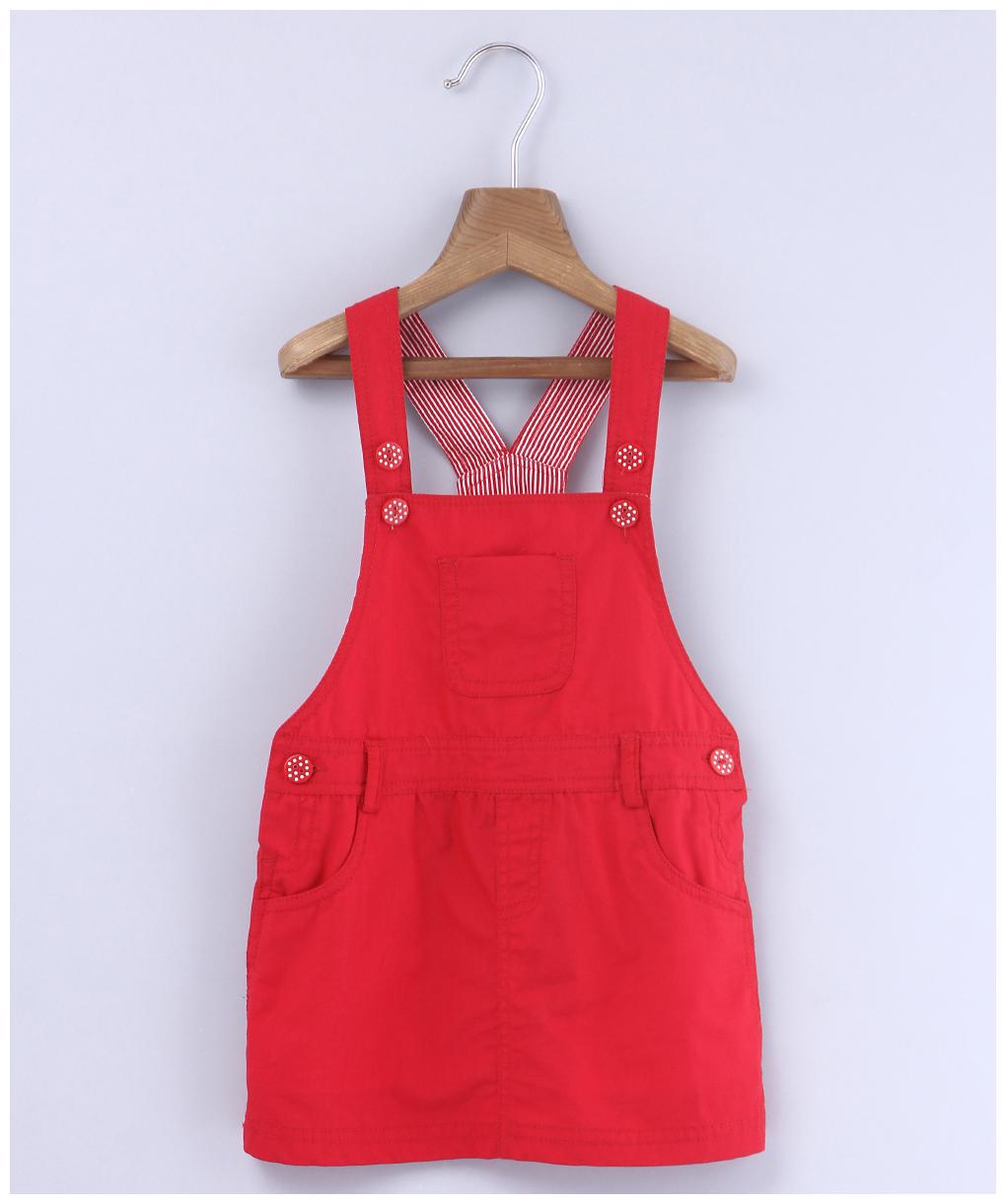 

Beebay Baby girl Cotton Solid Onesie - Red