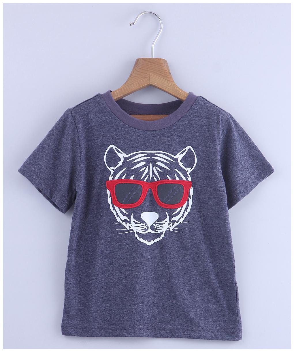 

Beebay Boy Cotton Printed T-shirt - Grey