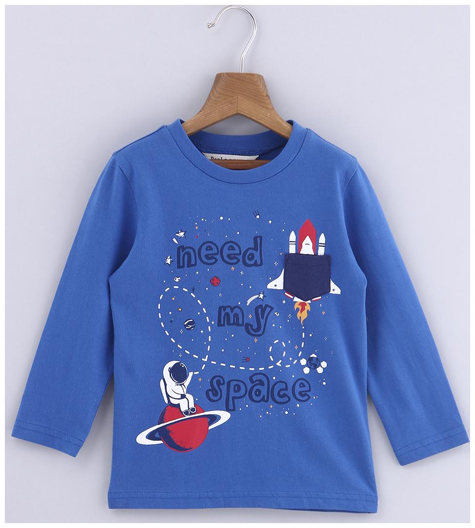 

Beebay Boy Cotton Printed T-shirt - Blue
