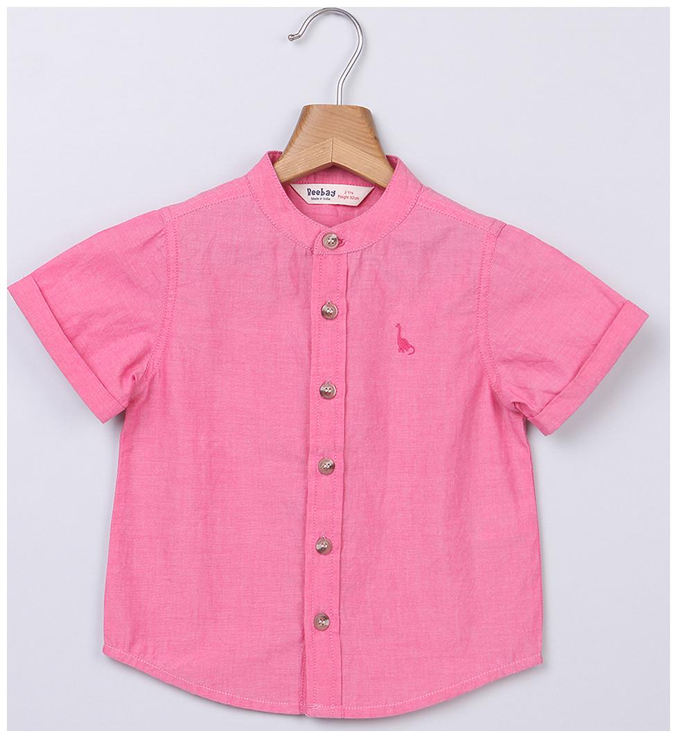 

Beebay Girl Cotton Solid Shirt - Pink