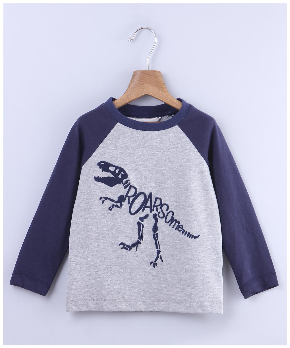 

Beebay Boy Cotton Solid T-shirt - Grey