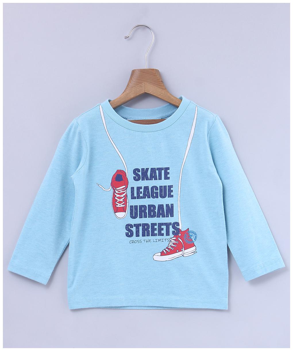 

Beebay Blended Printed T shirt for Baby Boy - Blue