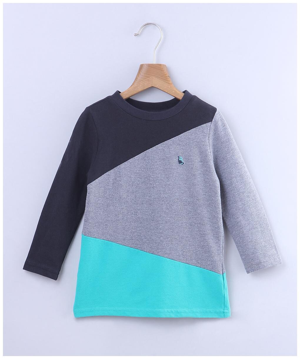 

Beebay Boy Cotton blend Colorblocked T-shirt - Multi