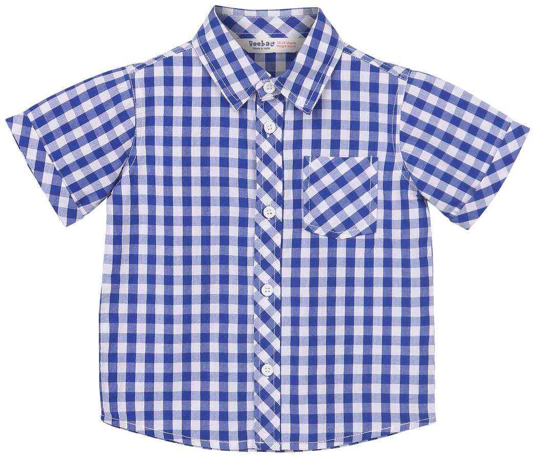 

Beebay Boy Cotton Solid Shirt Blue