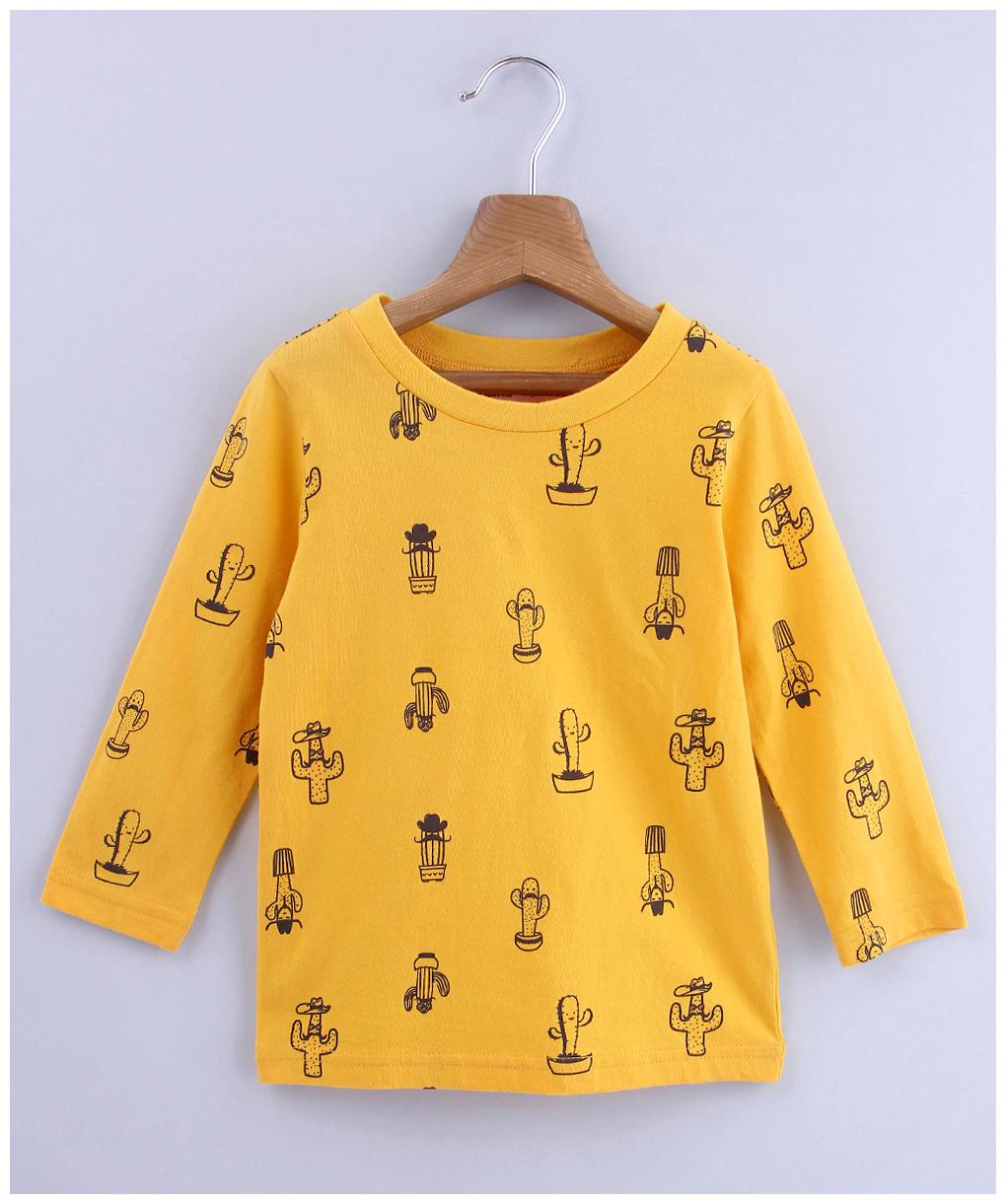 

Beebay Cotton Printed T shirt for Baby Boy - Yellow