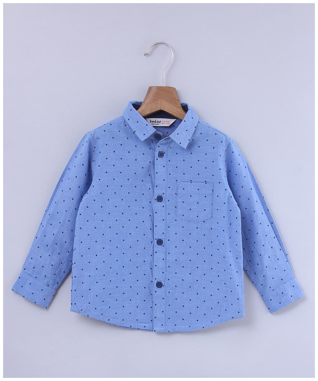 

Beebay Cotton Printed Shirt for Baby Boy - Blue