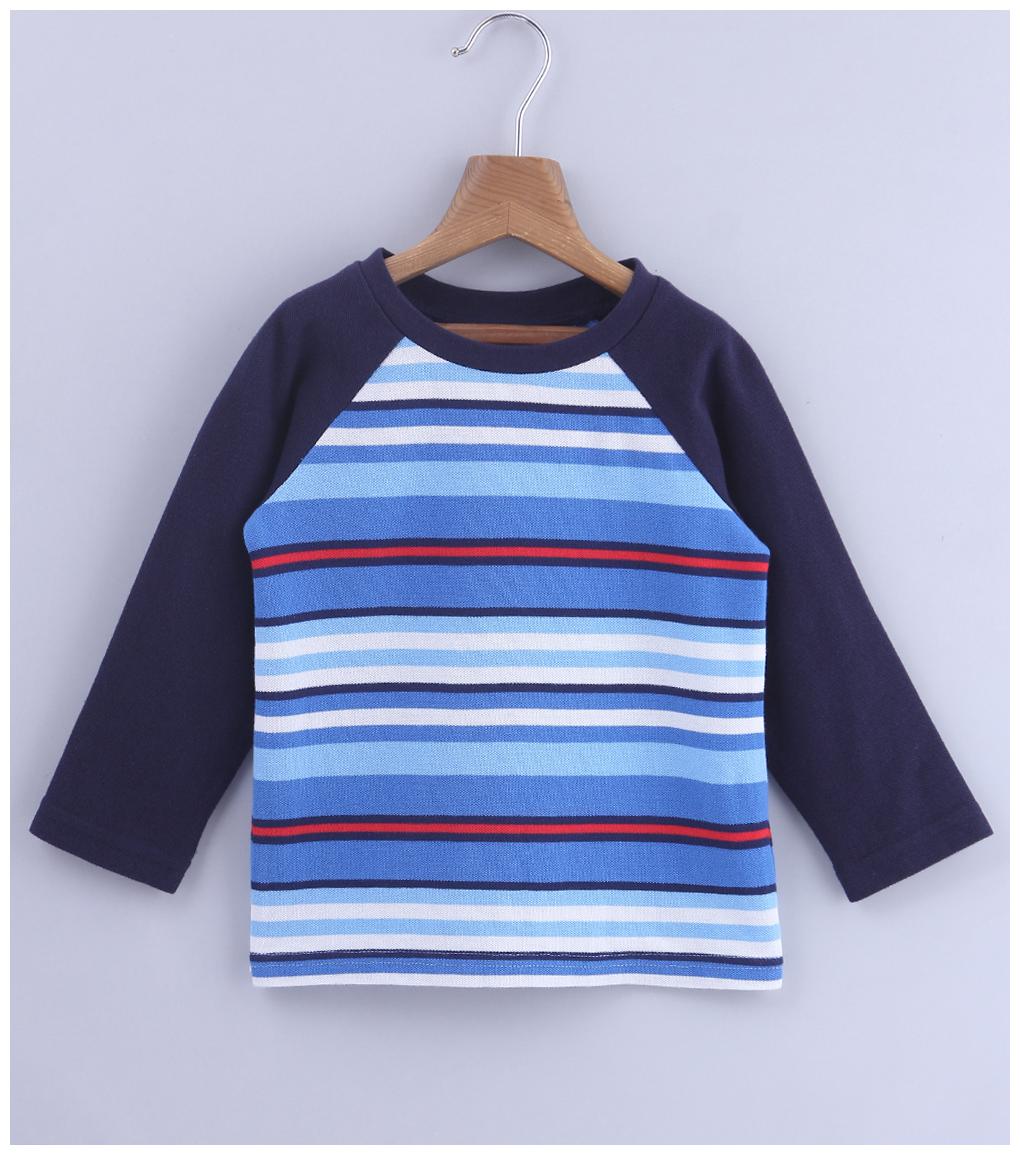 

Beebay Boy Cotton Striped T-shirt - Multi