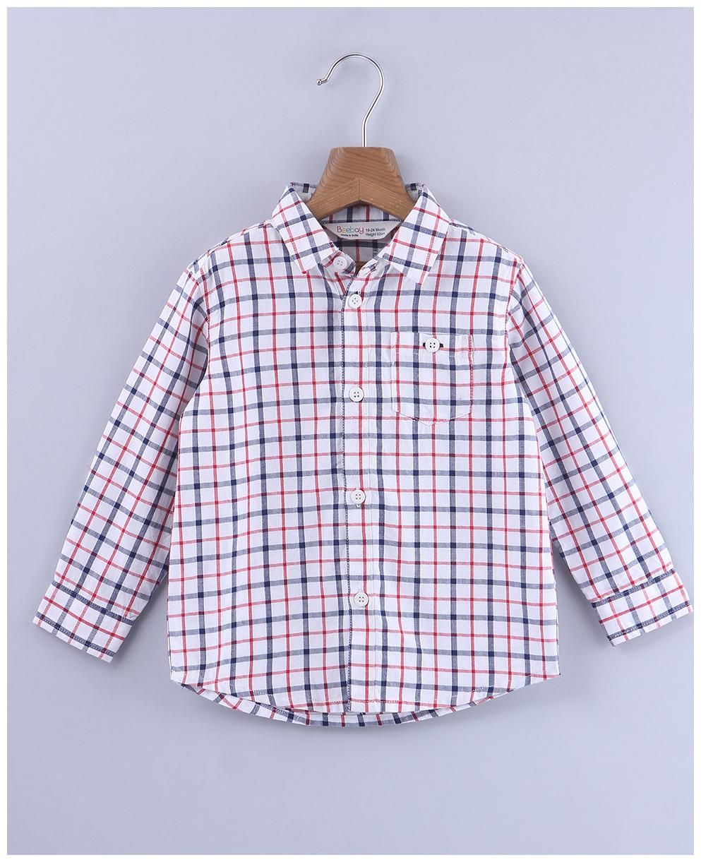 

Beebay Boy Cotton Checked Shirt Multi
