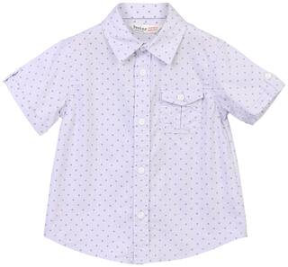 Beebay Boy Cotton Solid Shirt Blue