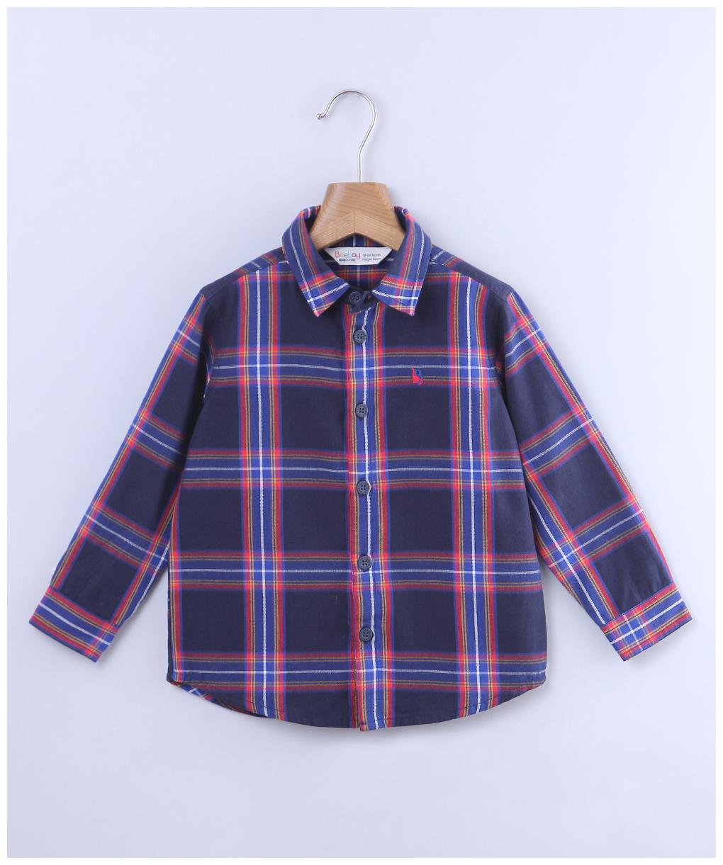 

Beebay Boy Cotton Checked Shirt Multi