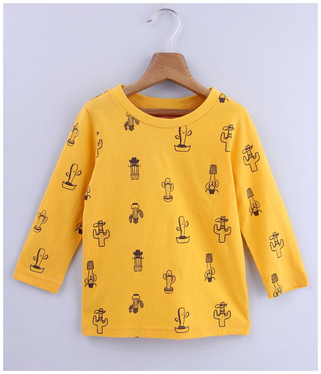 

Beebay Boy Cotton Printed T-shirt - Yellow