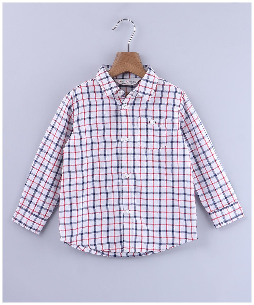 

Beebay Cotton Checked Shirt for Baby Boy - Multi