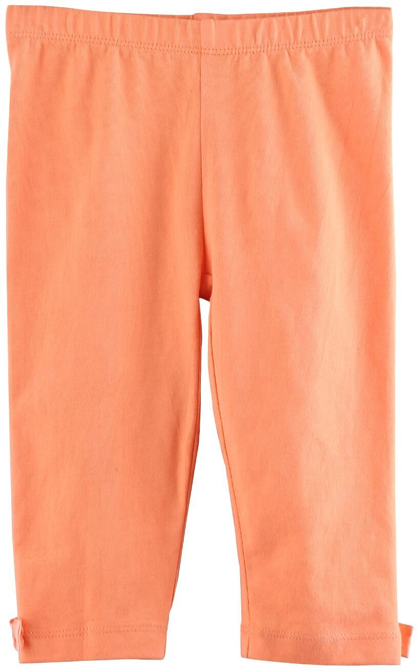

Beebay Baby girl Cotton Solid Leggings - Orange