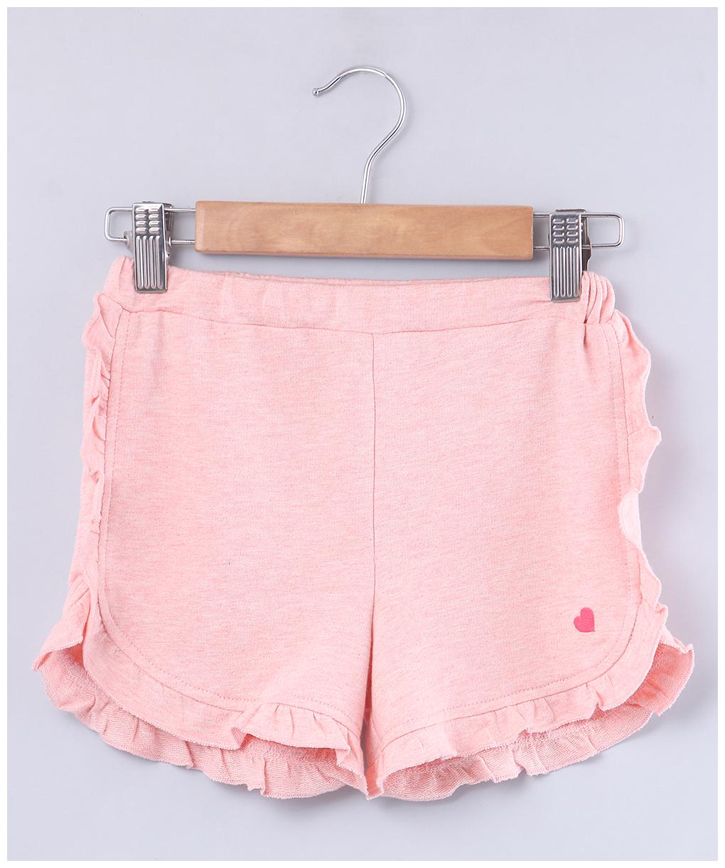

Beebay Girl Blended Embroidered Regular shorts - Pink