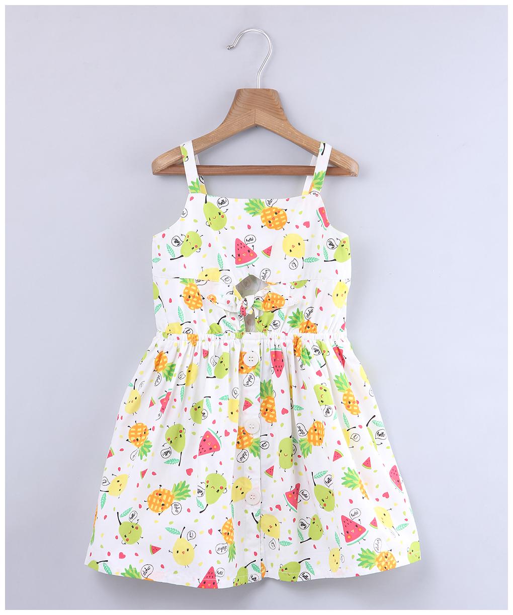 

Beebay Multi Cotton Sleeveless Knee Length Princess Frock ( Pack of 1 )
