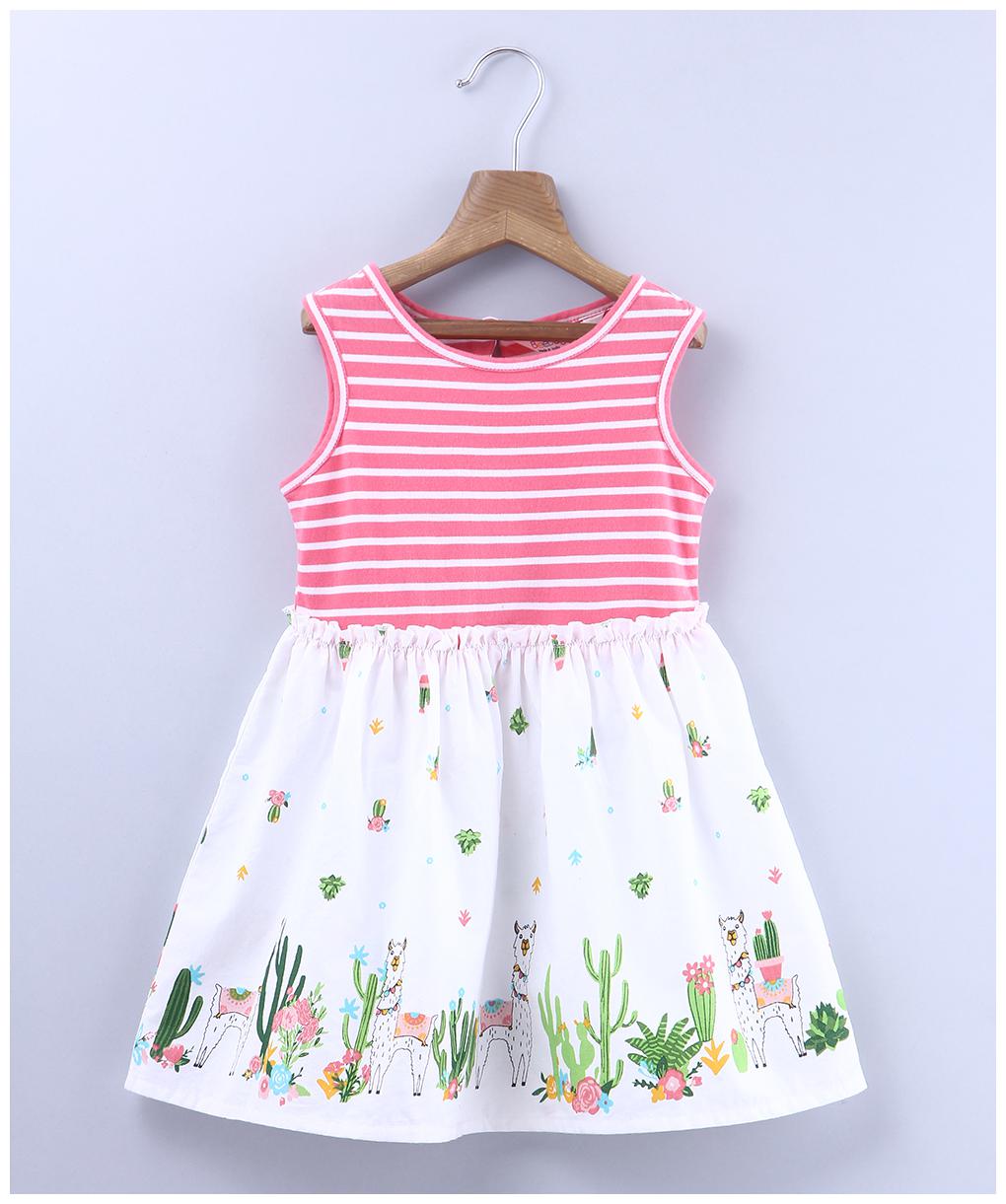 

Beebay White Cotton Sleeveless Knee Length Princess Frock ( Pack of 1 )