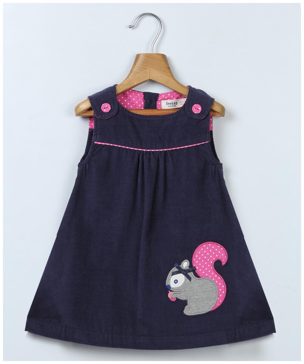 

Beebay Blue Cotton Sleeveless Knee Length Princess Frock ( Pack of 1 )