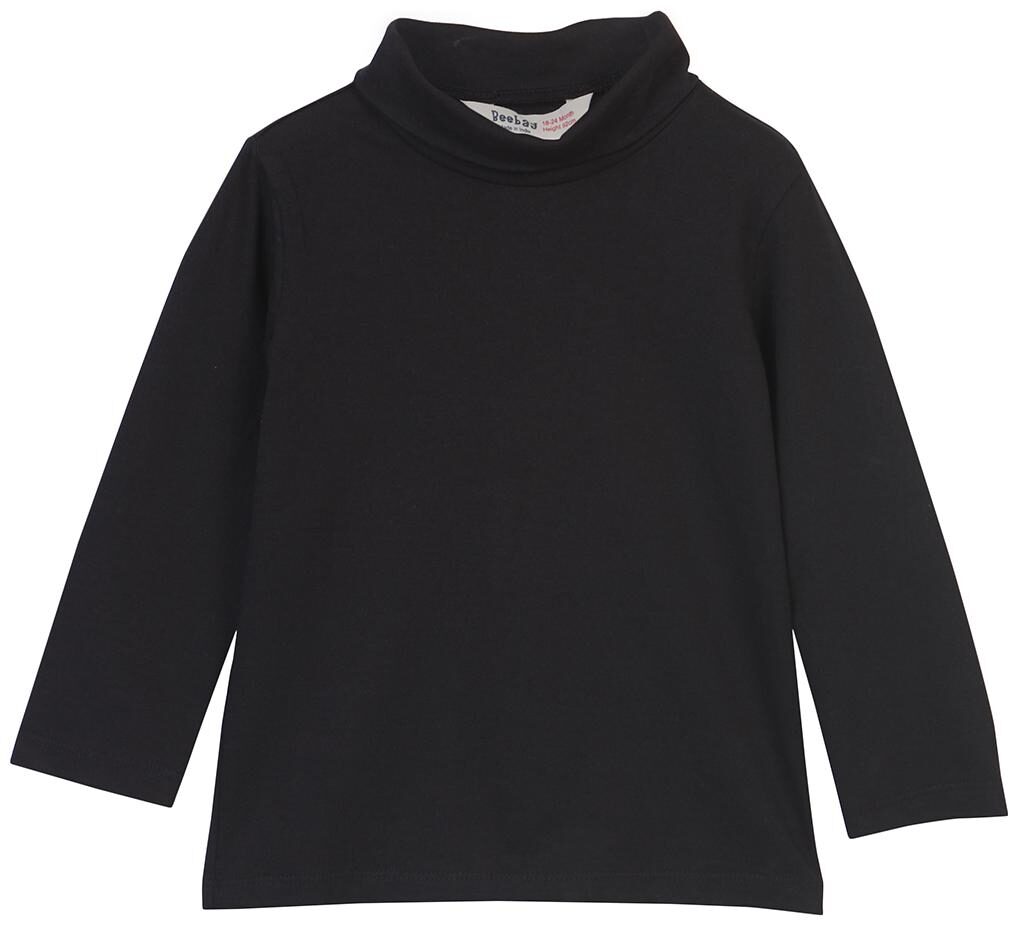 

Beebay Cotton Solid Top for Baby Girl - Black