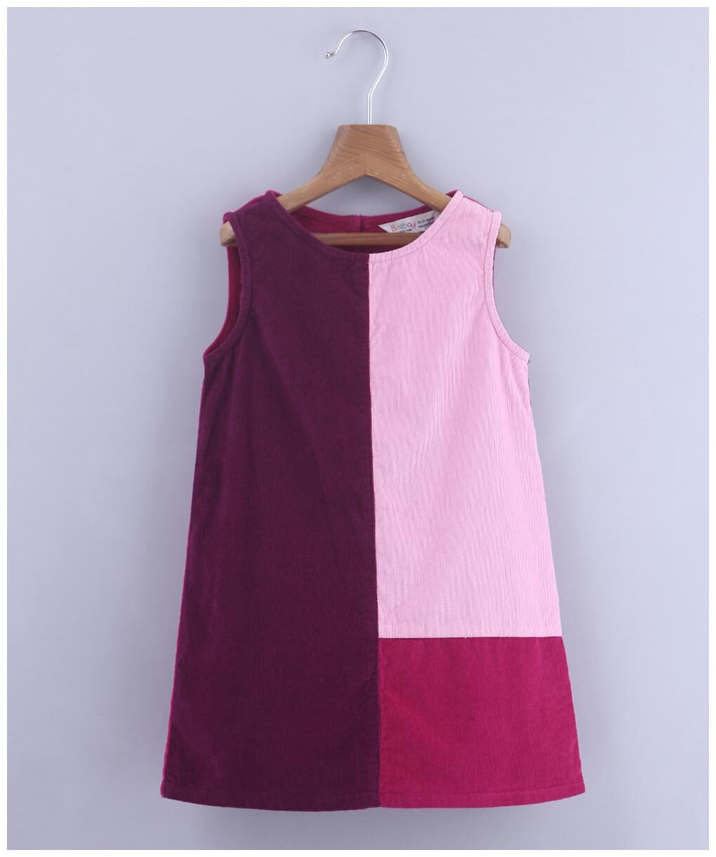 

Beebay Baby girl Cotton Colorblocked Princess frock - Multi