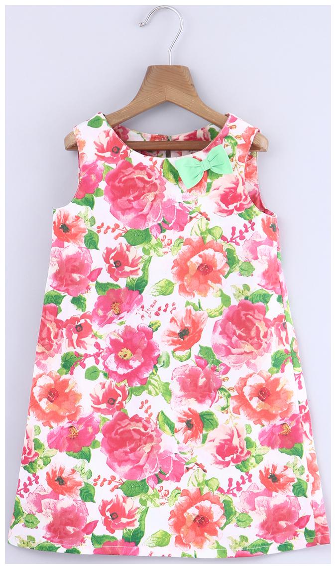 

Beebay Pink Cotton Sleeveless Knee Length Off Shoulder Frock ( Pack of 1 )